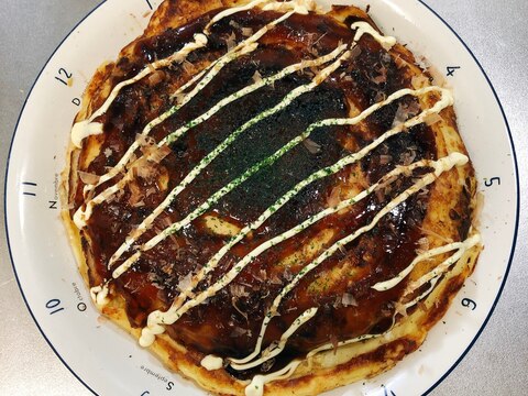 たこ焼き粉でとろふわモダン焼き